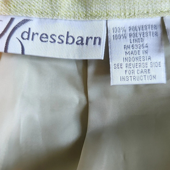 Dress Barn Green & White Skirt - Picture 10 of 11
